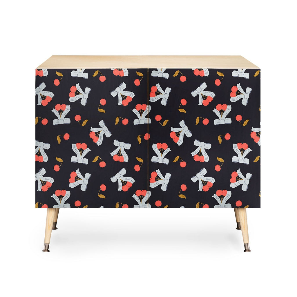 Jennifer Labre Cherries and Bows Credenza