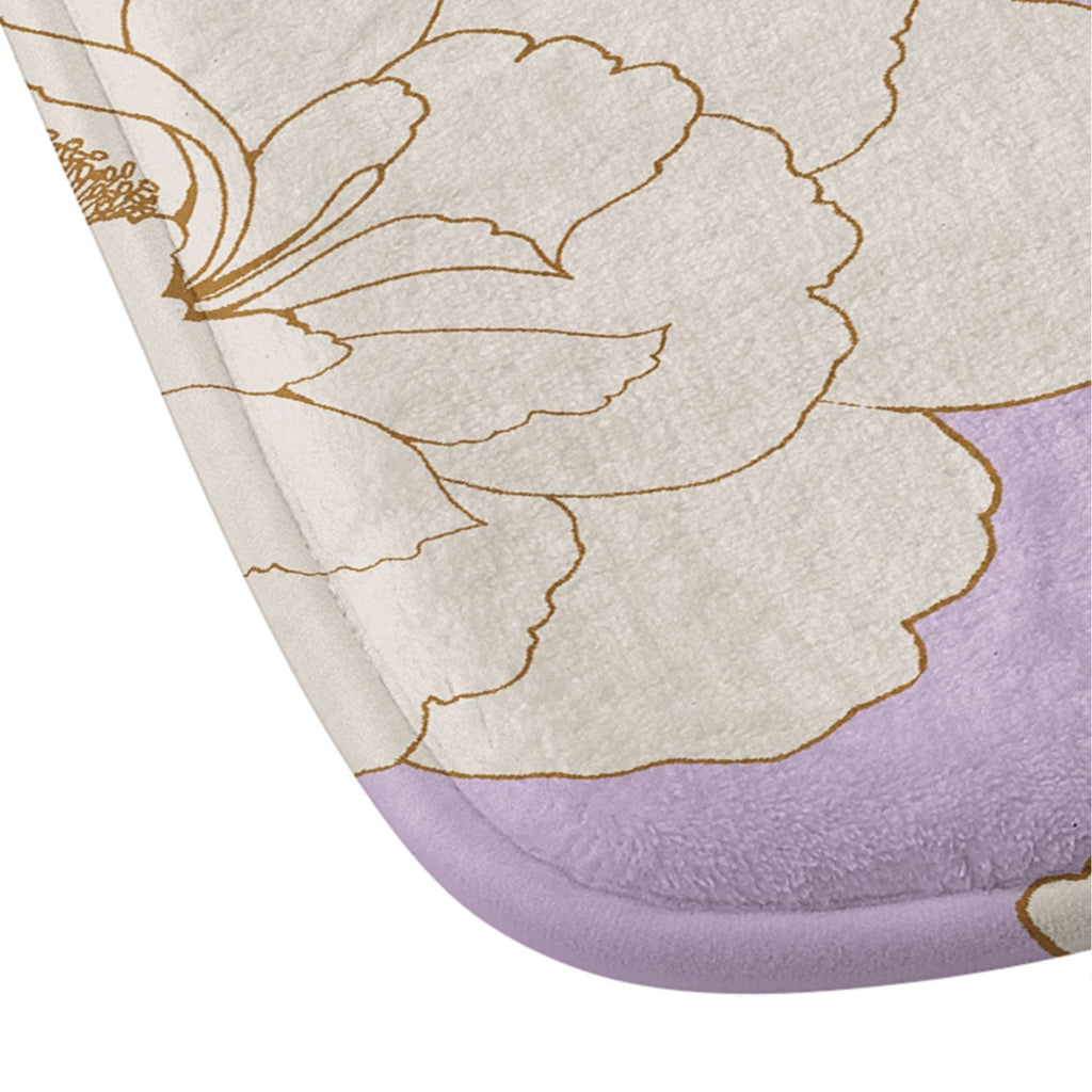 Gabriela Fuente Roberta lilac Memory Foam Bath Mat