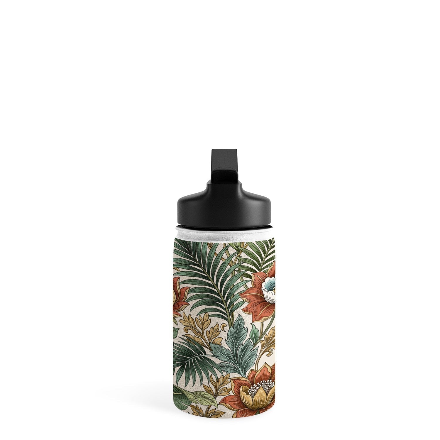 Marta Barragan Camarasa Retro Jungle Garden Water Bottle
