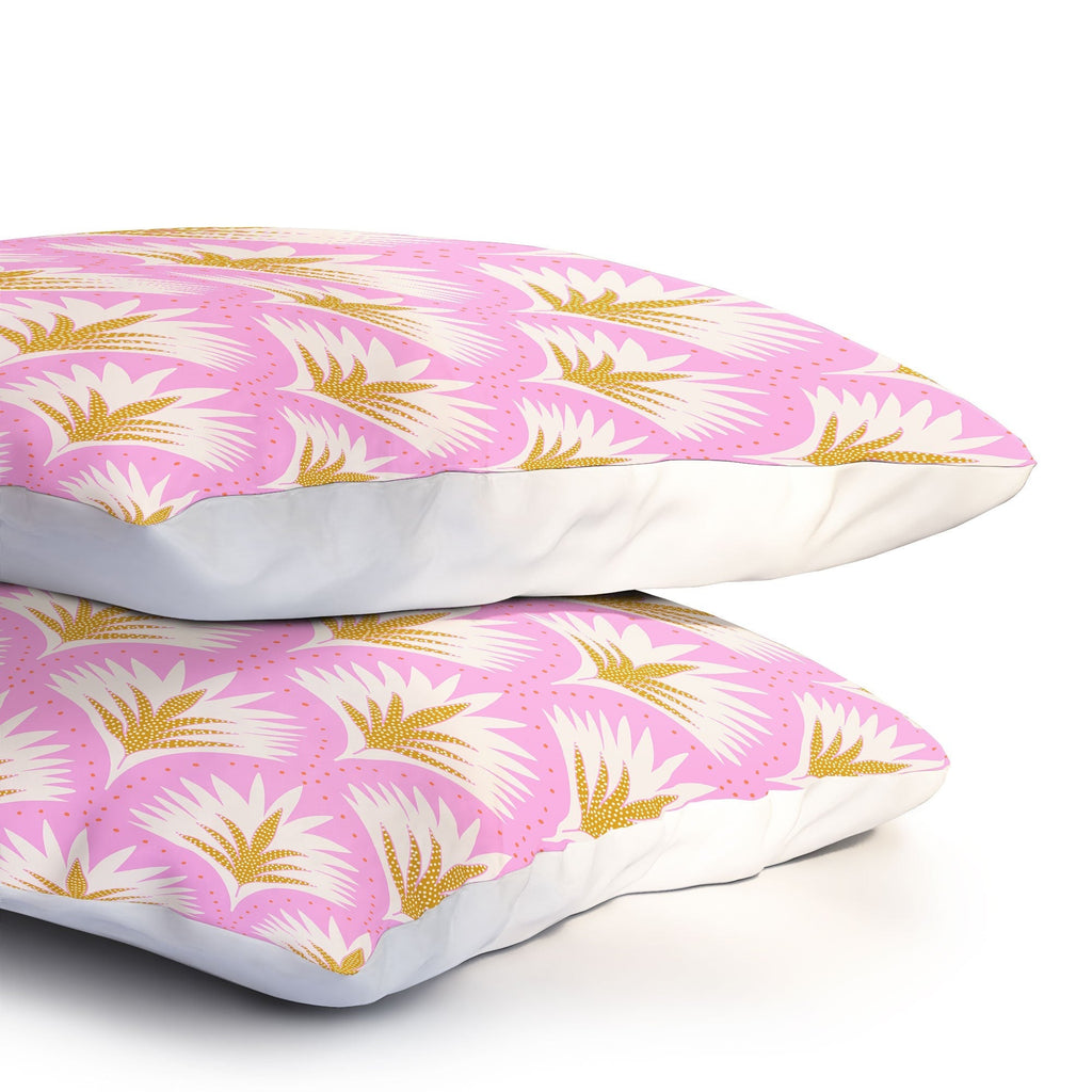 Jennifer Labre Pink Palmetto Pillow Shams