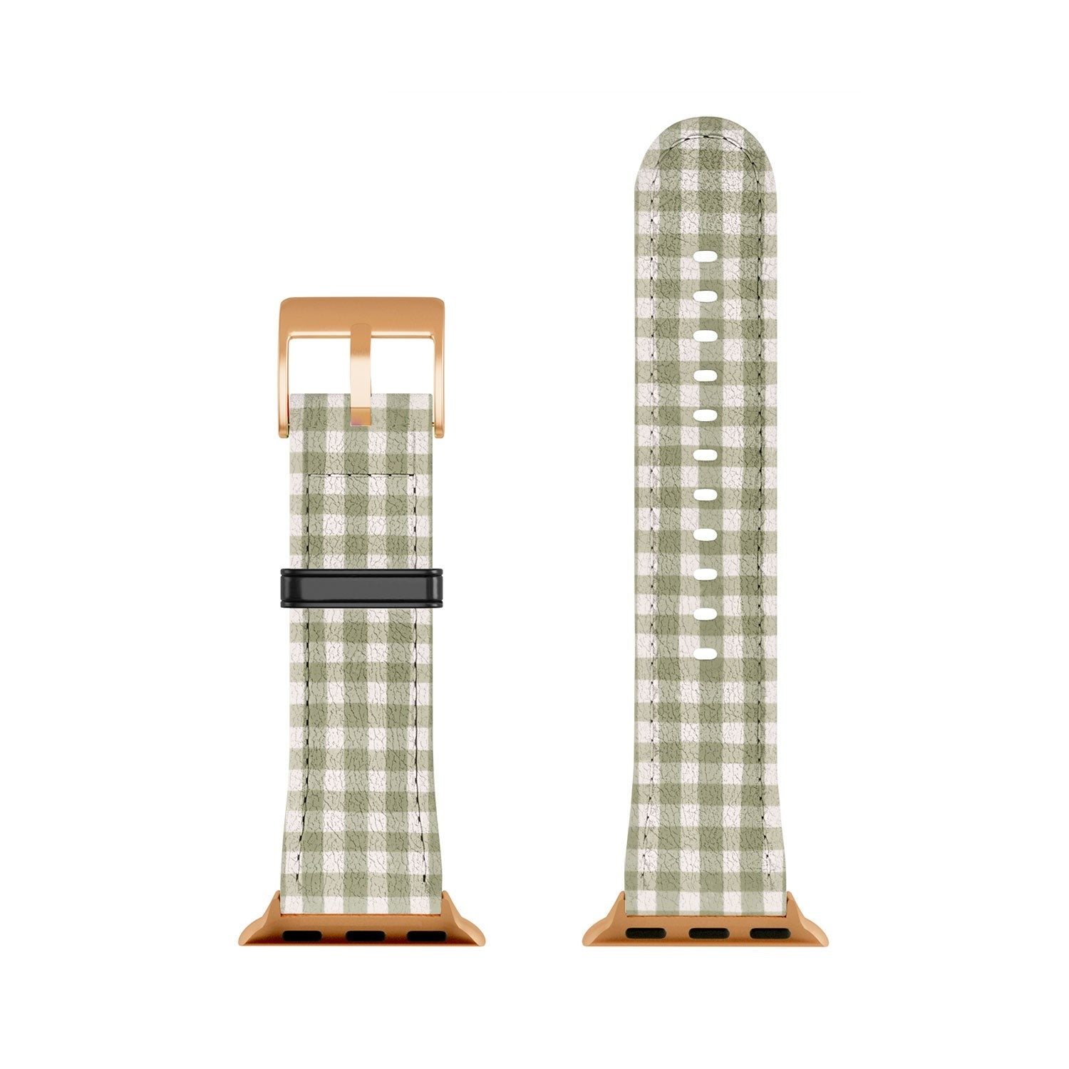 Menina Lisboa Rustic Green Plaid Apple Watch Band