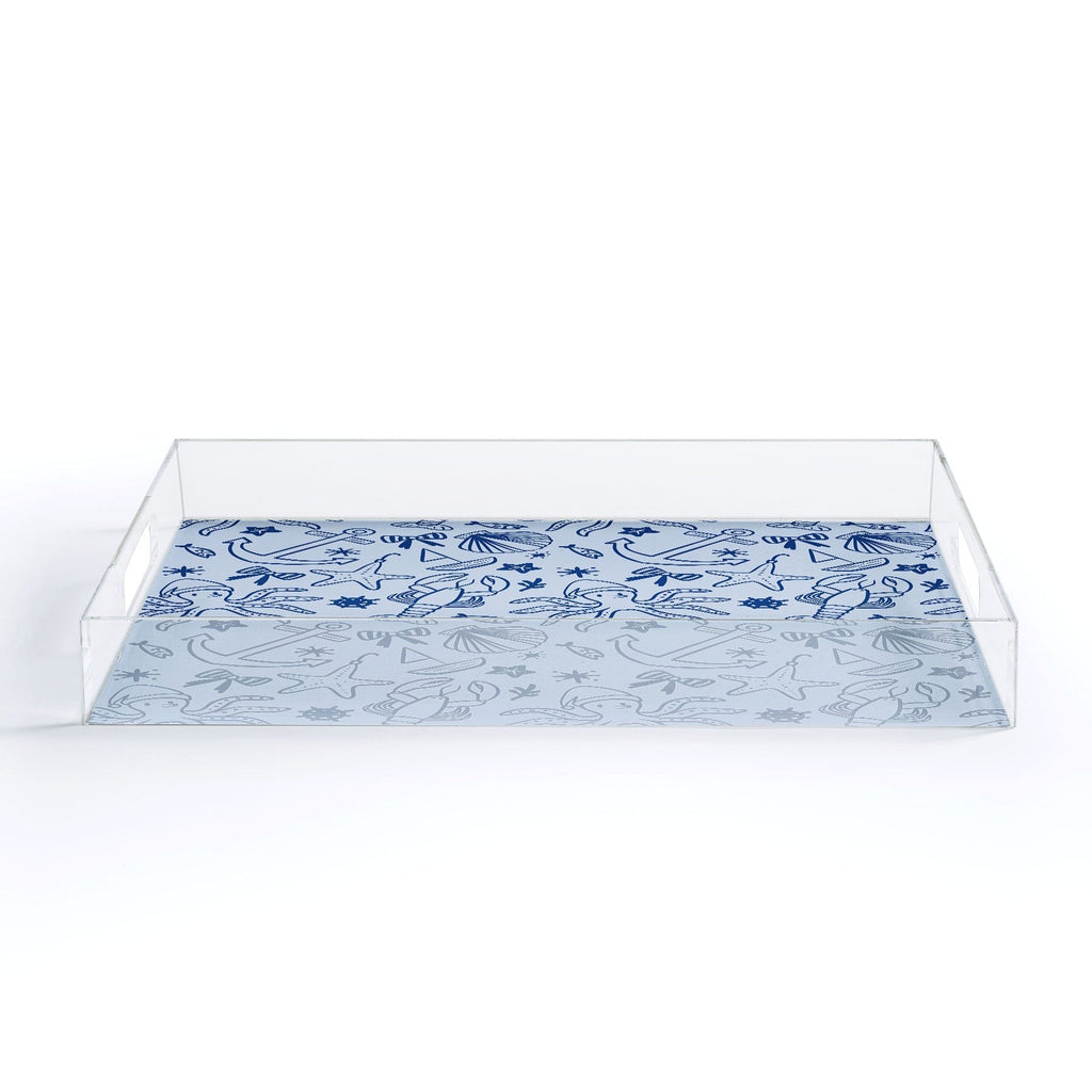 Design by Spark Marine Christmas Holiday Acrylic Tray