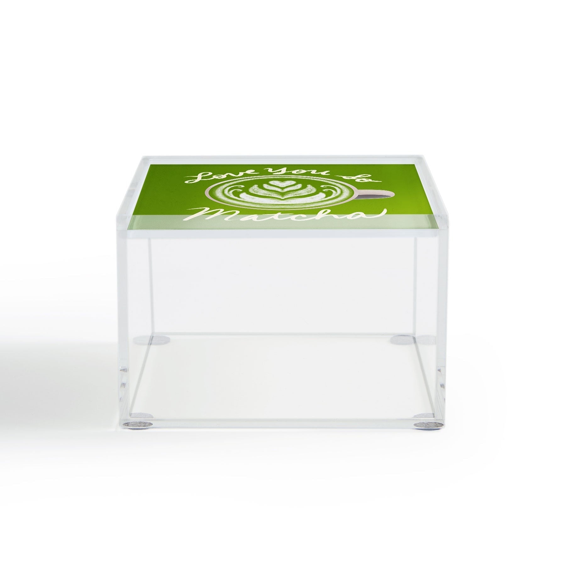 Design by Spark Love You So Matcha Acrylic Box