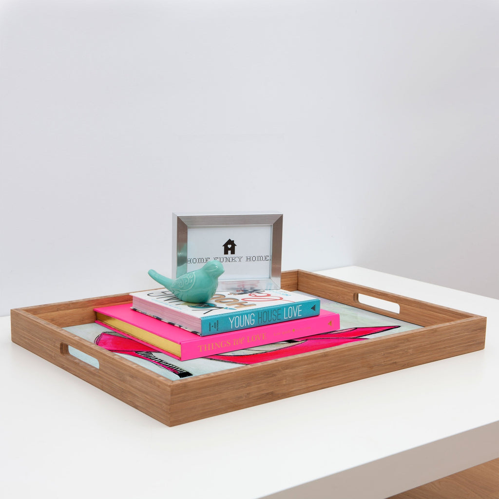 Sophia Buddenhagen Neon Walk Rectangular Tray