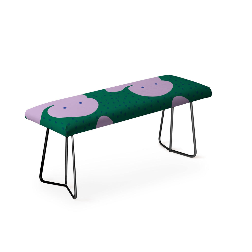 Camilla Foss Pebbles and Rabbit Bench
