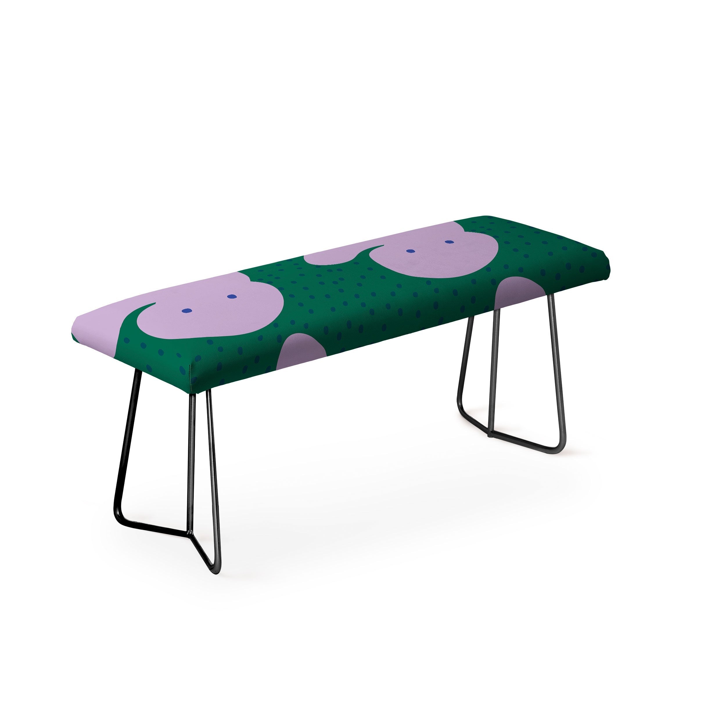Camilla Foss Pebbles and Rabbit Bench