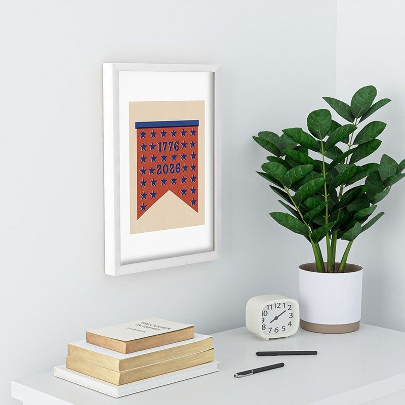 DENY Designs Star Banner Recessed Framing Rectangle