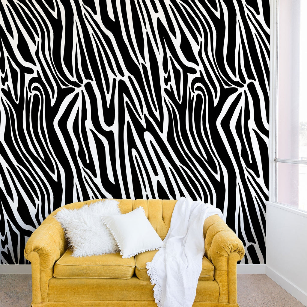Jennifer Labre Wild Zebra Wall Mural