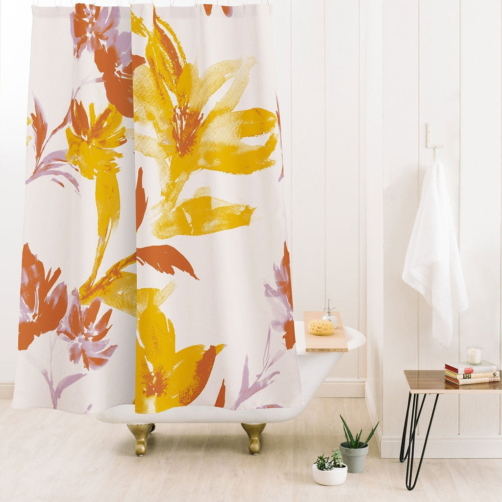Gabriela Fuente Emma Floral Classic Shower Curtain