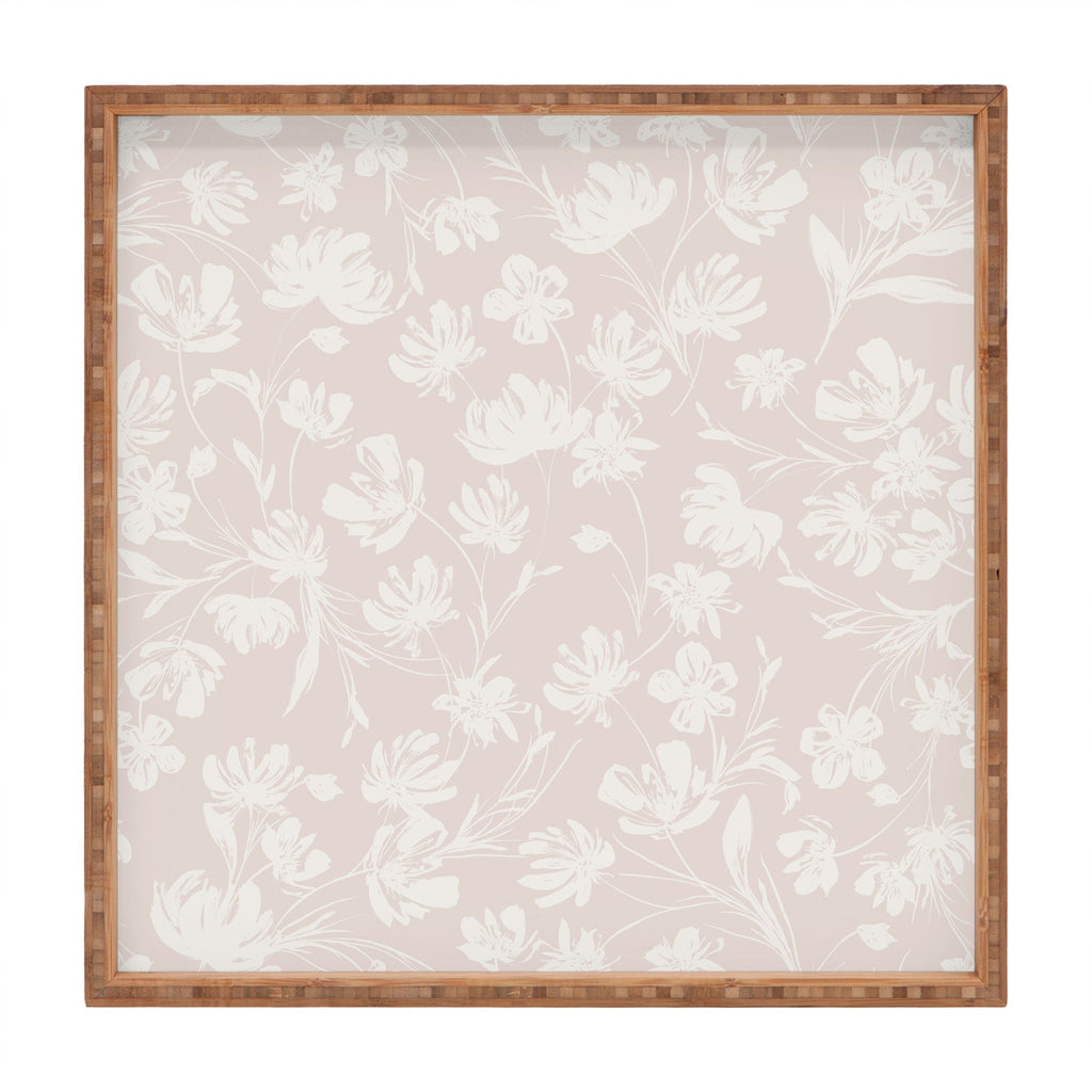 Gabriela Fuente Martine Neutral Square Tray