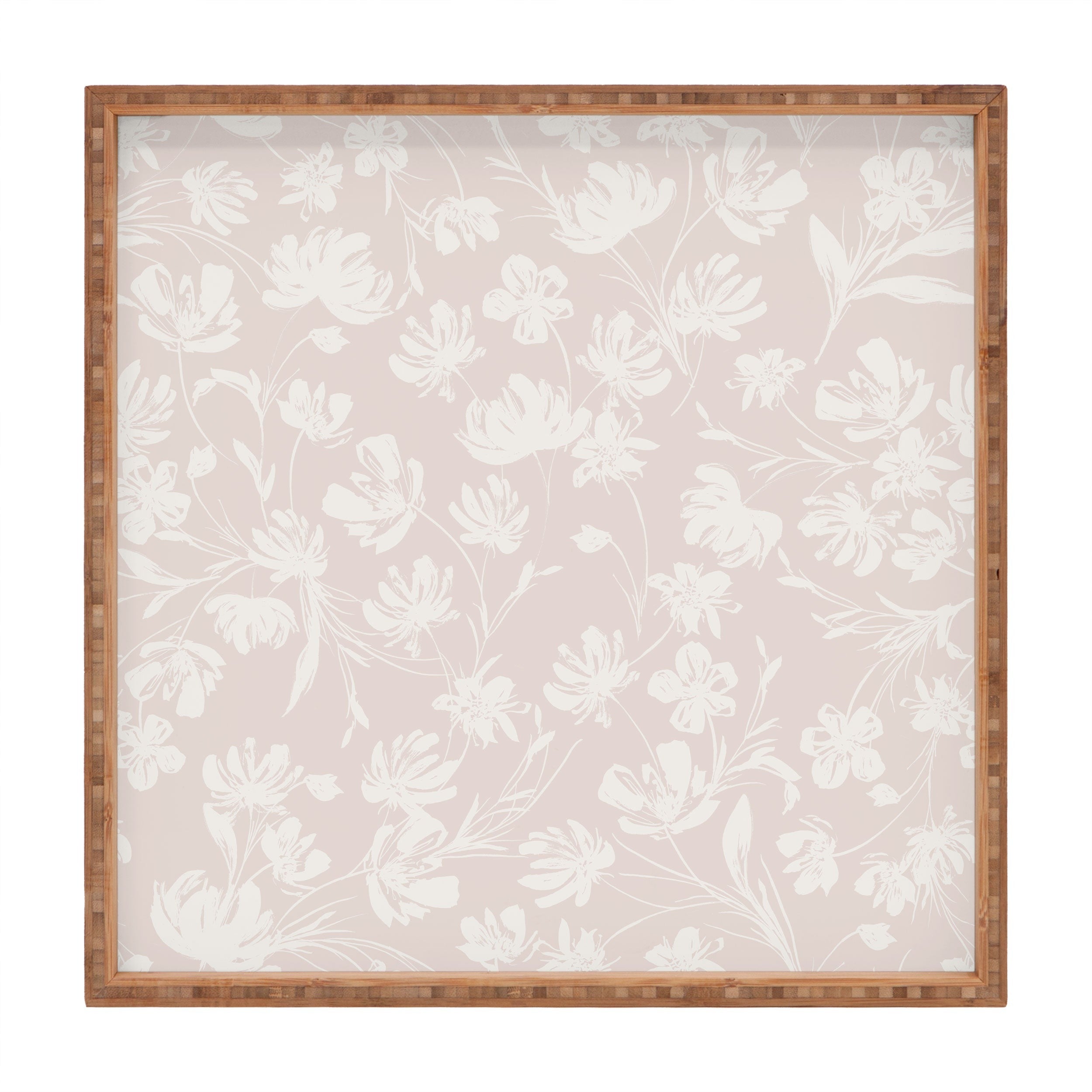 Gabriela Fuente Martine Neutral Square Tray
