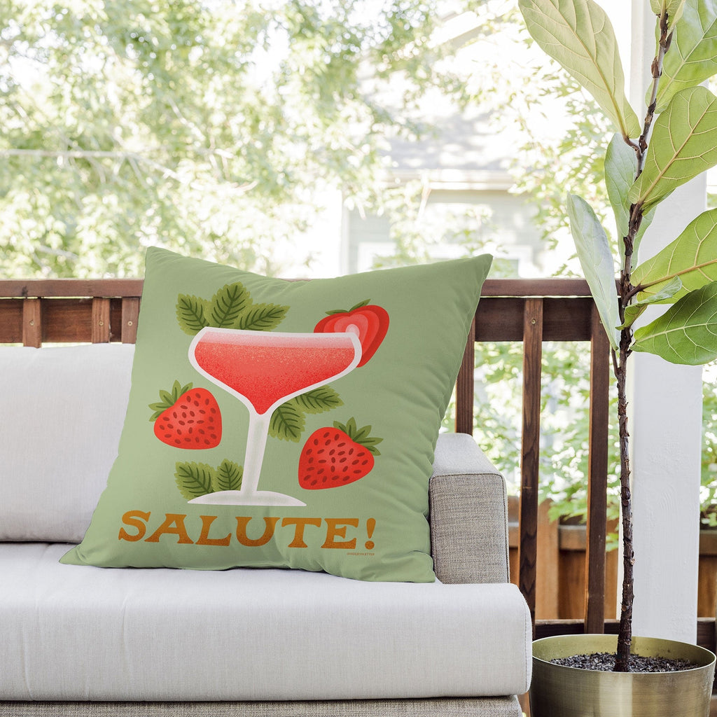 Jessica Molina Rossini Outdoor Throw Pillow
