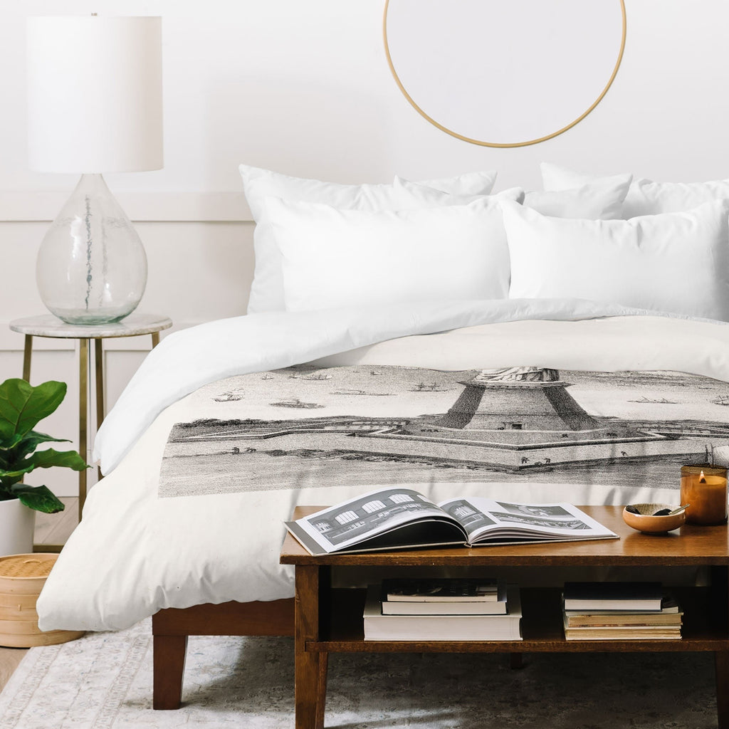 DENY Designs Vintage Lady Liberty Duvet Cover