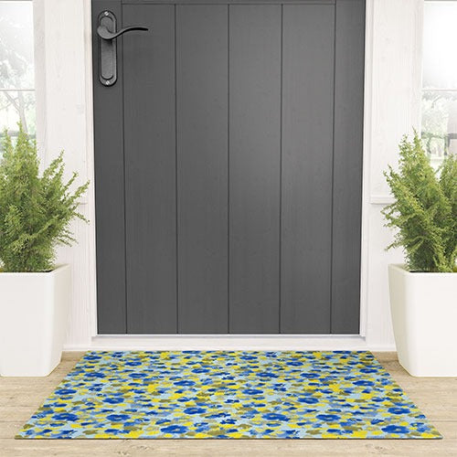 Gabriela Fuente Day Dreaming Watercolor Welcome Mat