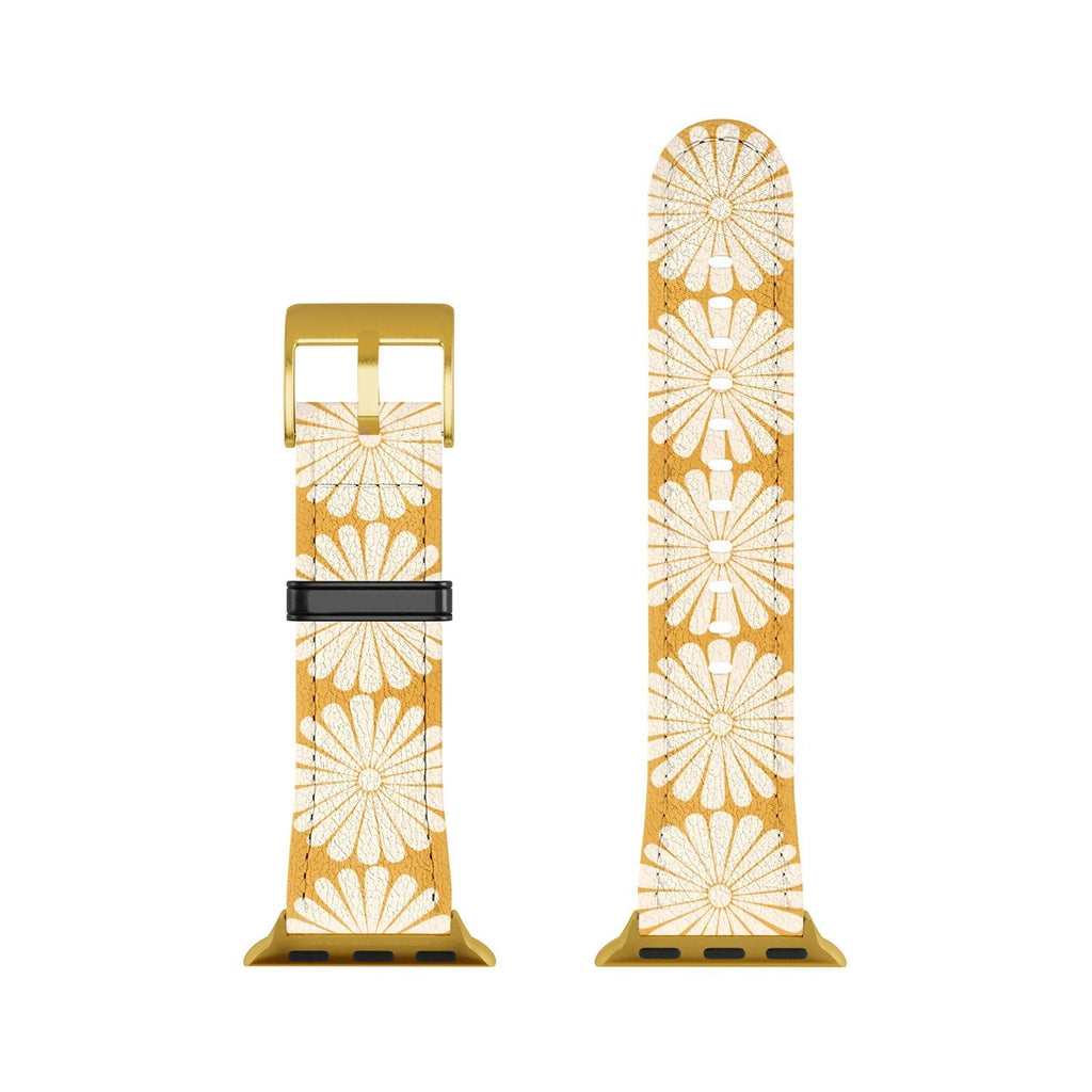 Colour Poems Retro Daisy XIX Apple Watch Band