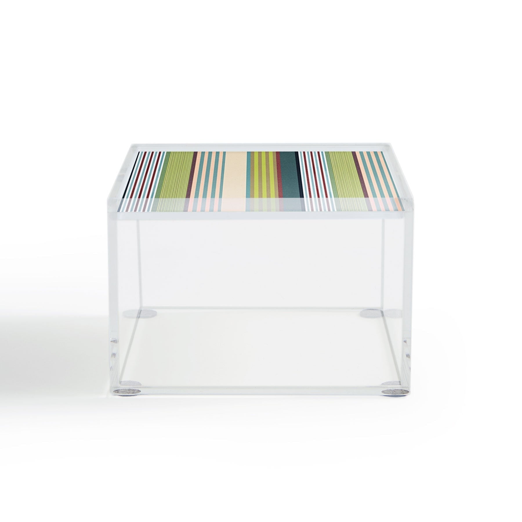 Marta Barragan Camarasa Colorful Stripe Delight Acrylic Box