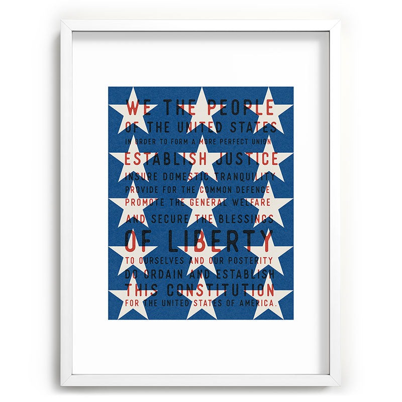 DENY Designs Starred Preamble Recessed Framing Rectangle