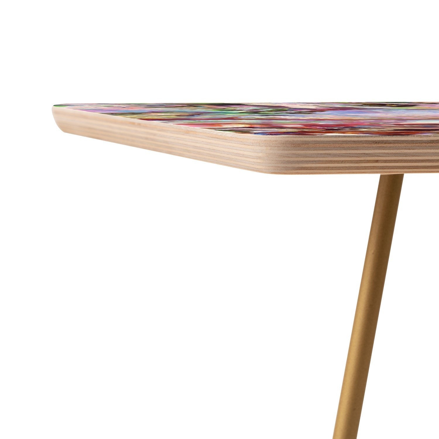 83 Oranges Sequin Haze Side Table