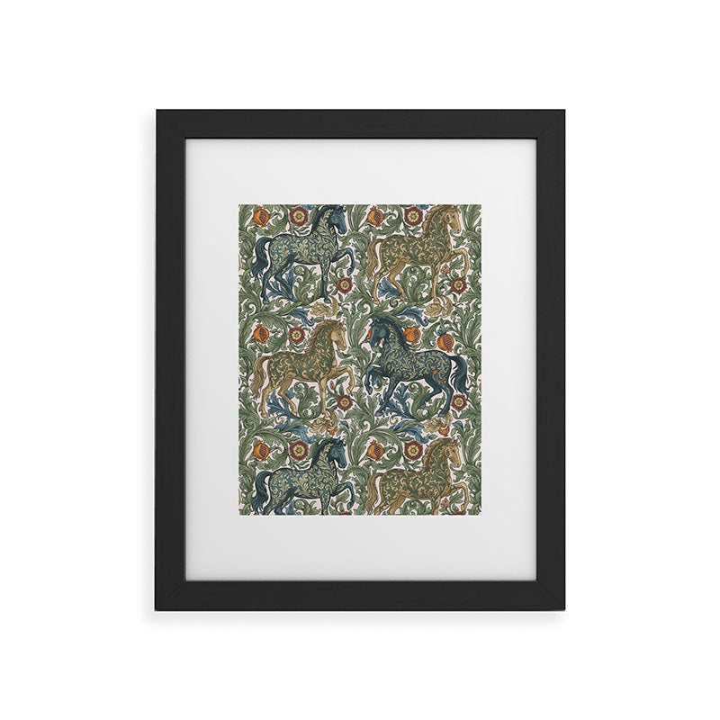 Marta Barragan Camarasa Renaissance Horse Garden Framed Art Print