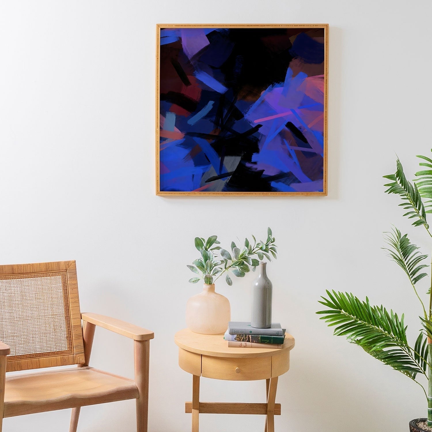 83 Oranges Midnight Sparks Framed Wall Art