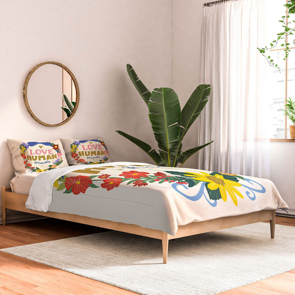 Design by Spark Love Human Made Floral Wreath Comforter