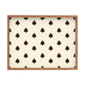 Design by Spark Black And Gold Christmas Tree Rectangular Tray