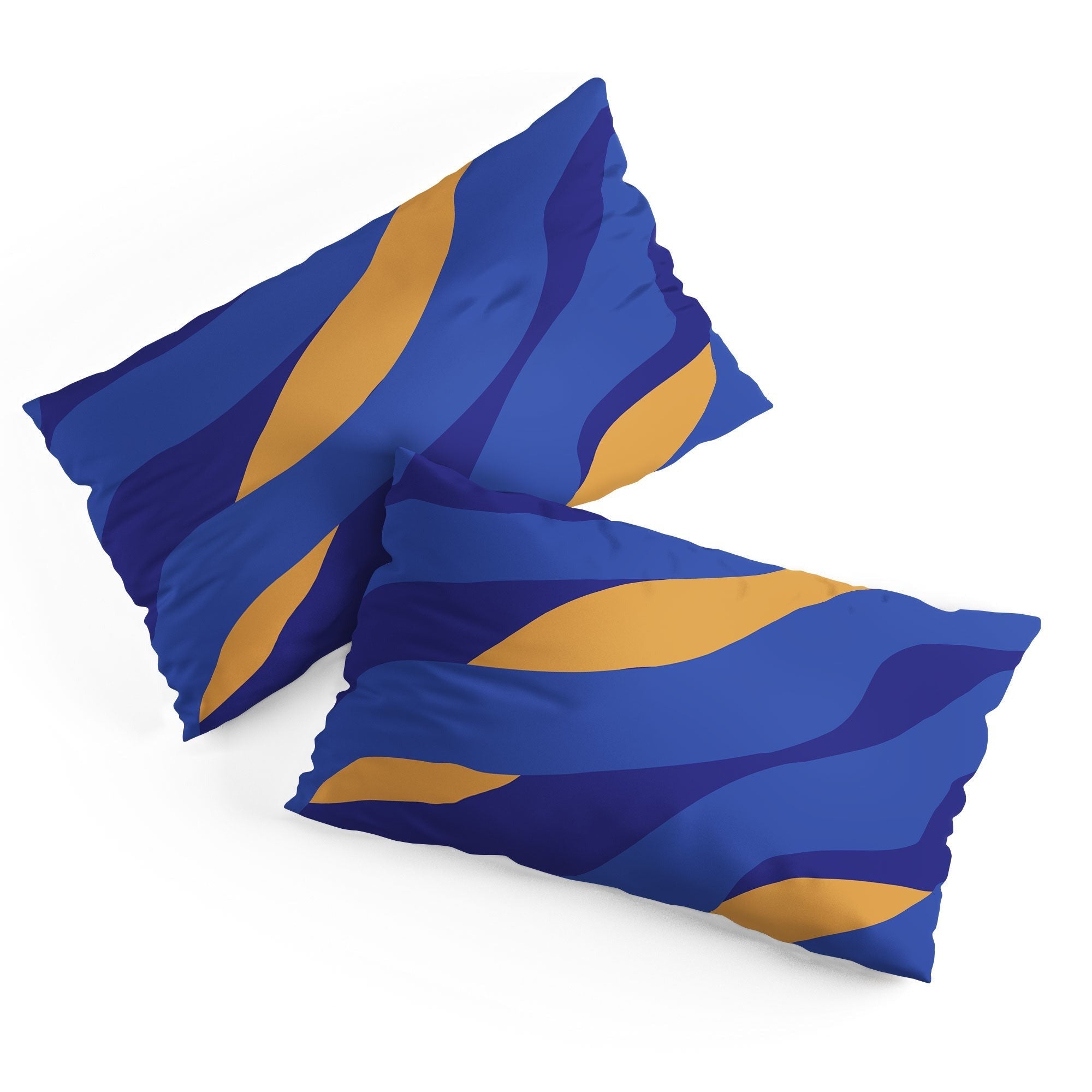 Camilla Foss Pebbles in Stream Pillow Shams