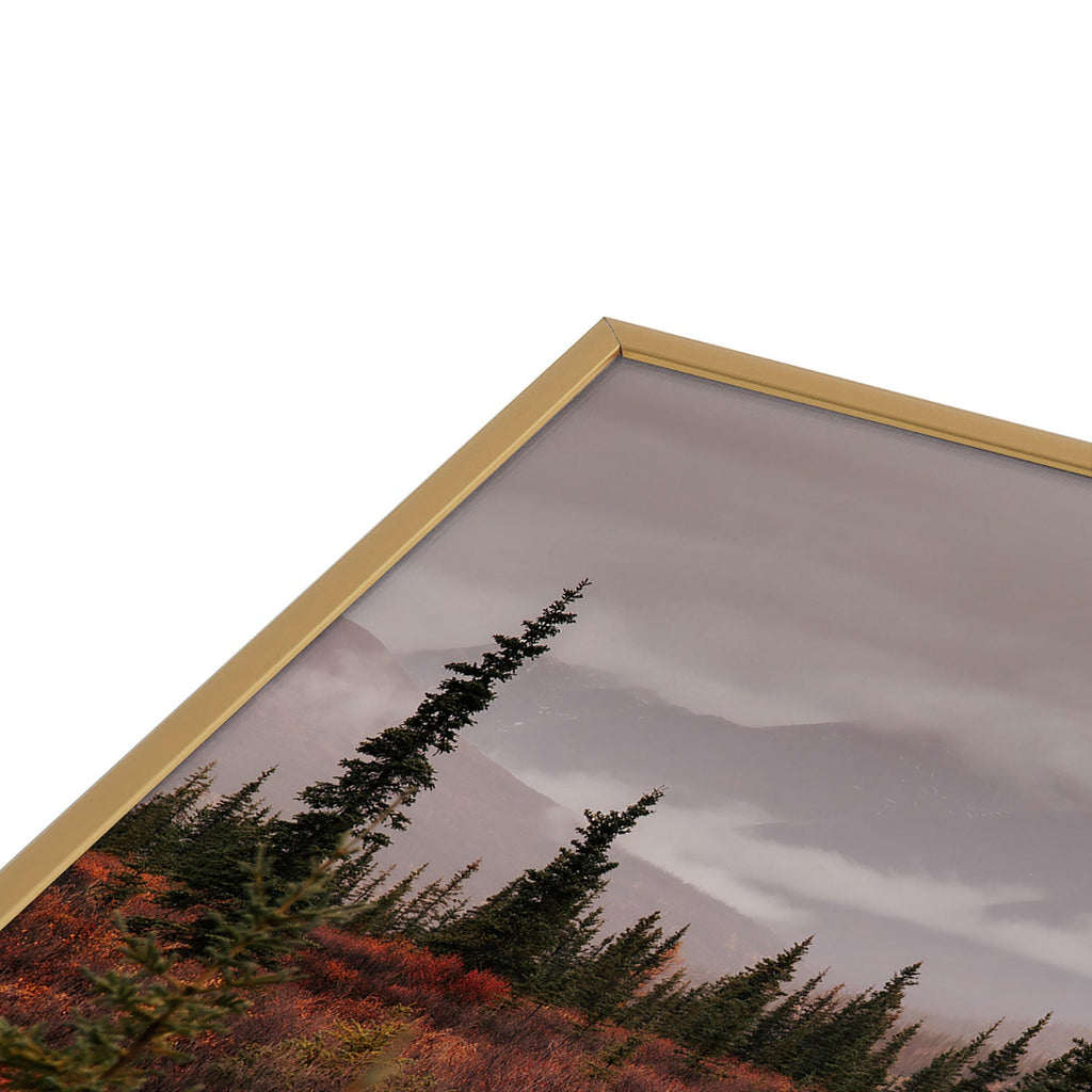 Hannah Kemp Autumn Up North Square Metal Framed Art Print