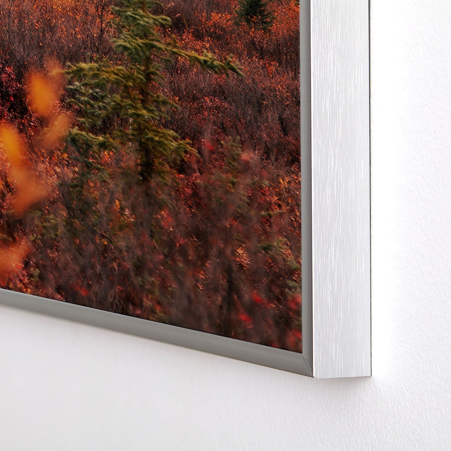 Hannah Kemp Autumn Up North Square Metal Framed Art Print