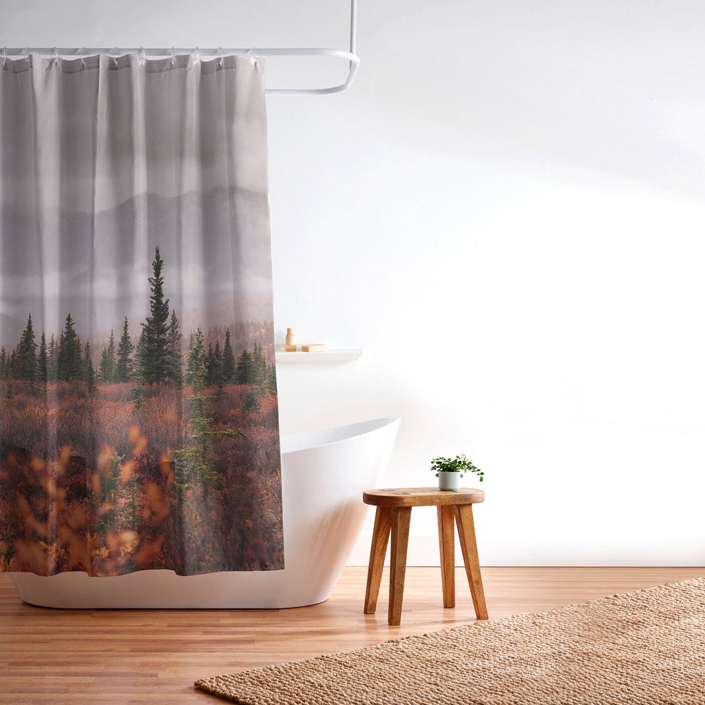 Hannah Kemp Autumn Up North Shower Curtain