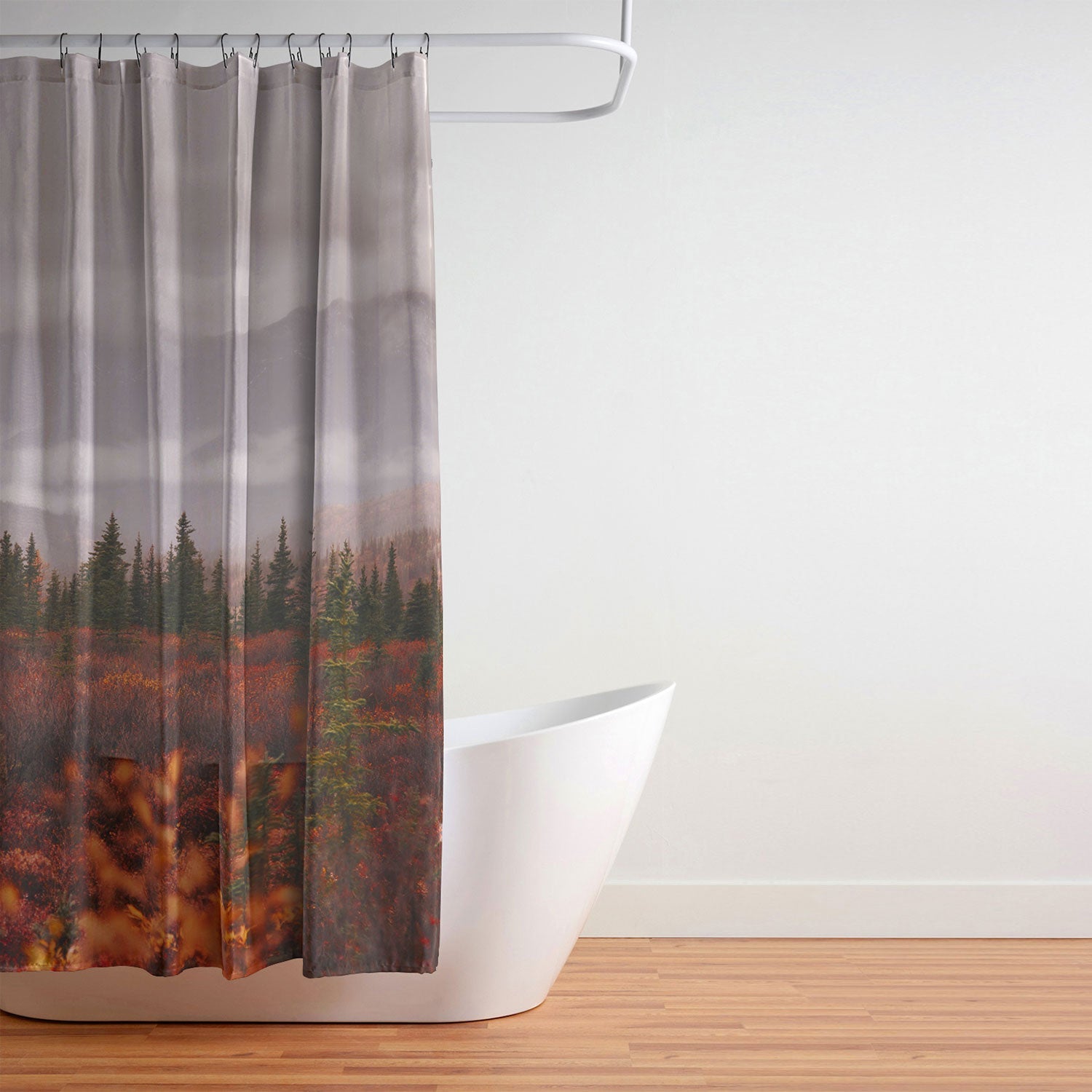 Hannah Kemp Autumn Up North Shower Curtain