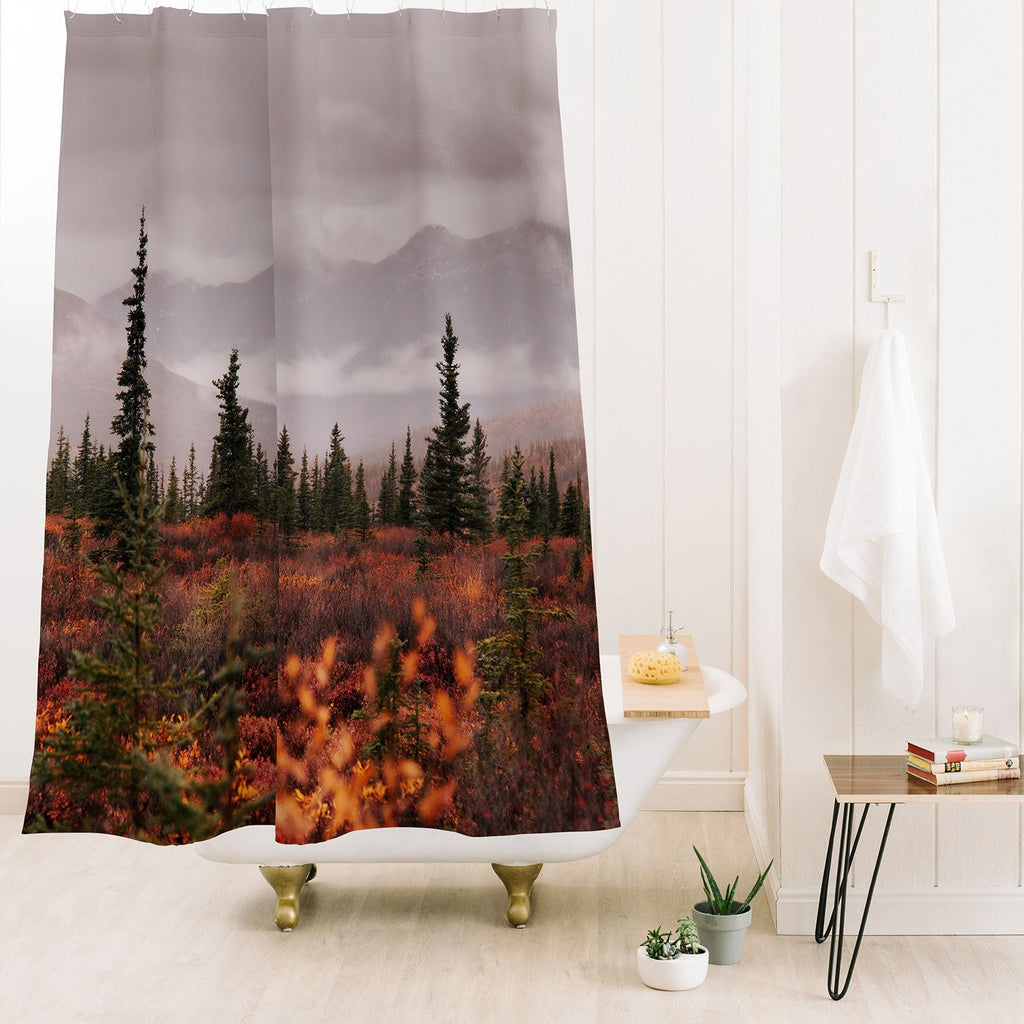 Hannah Kemp Autumn Up North Shower Curtain