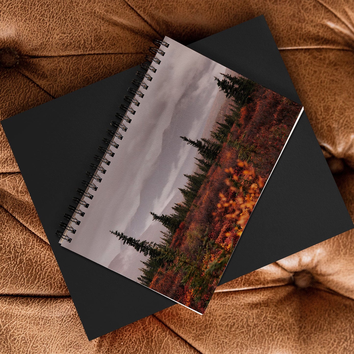 Hannah Kemp Autumn Up North Spiral Notebook