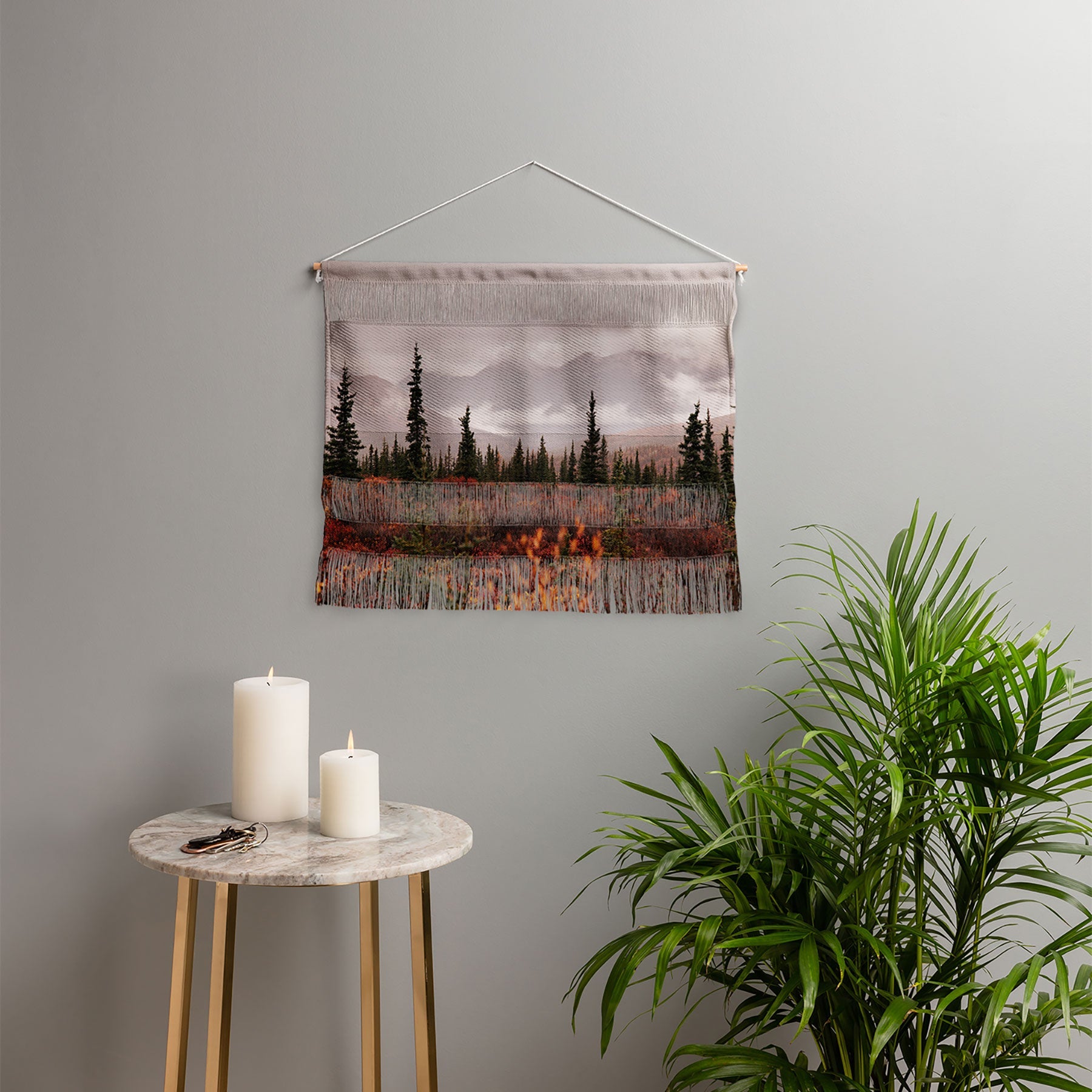 Hannah Kemp Autumn Up North Wall Hanging Landscape