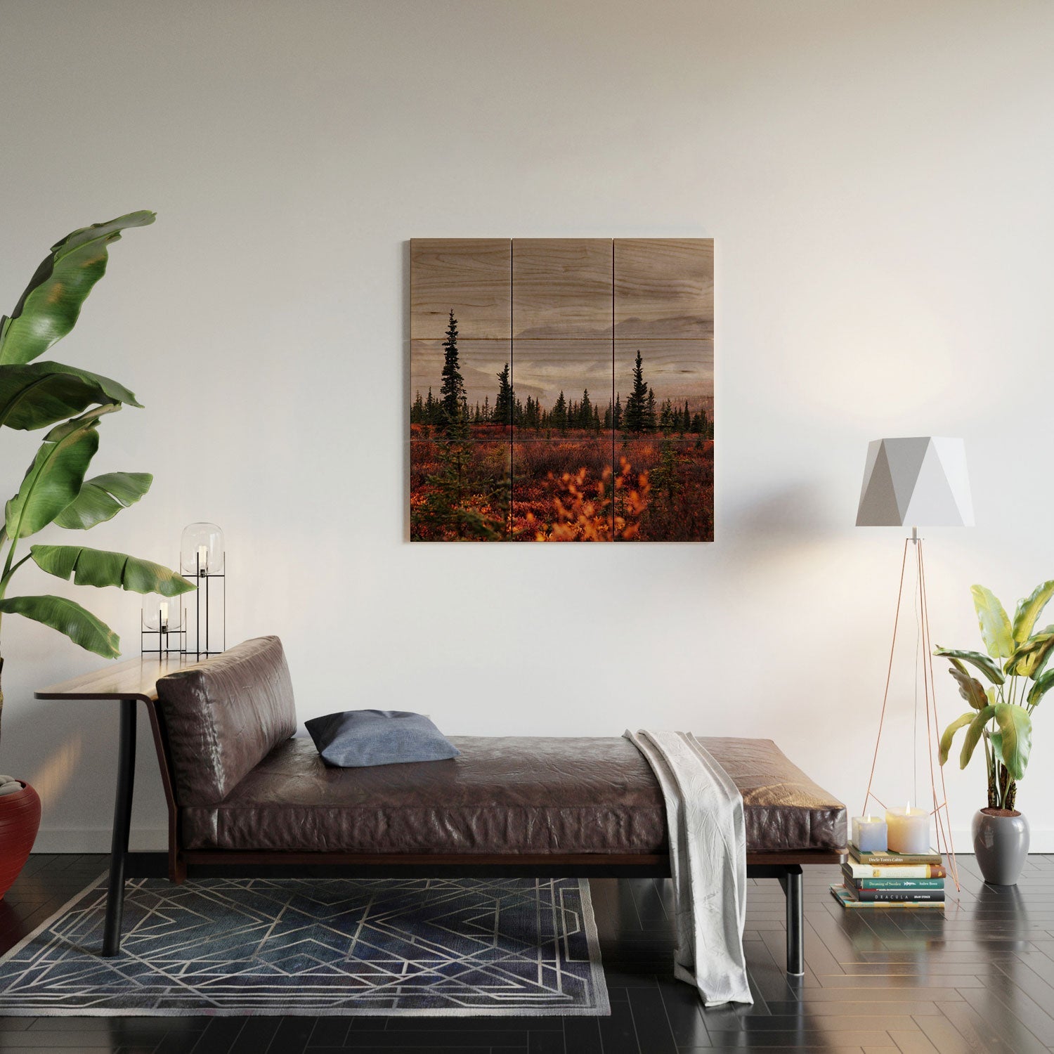 Hannah Kemp Autumn Up North Wood Wall Mural