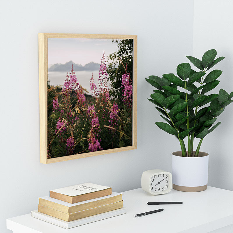 Hannah Kemp Fireweed Season Recessed Framing Square