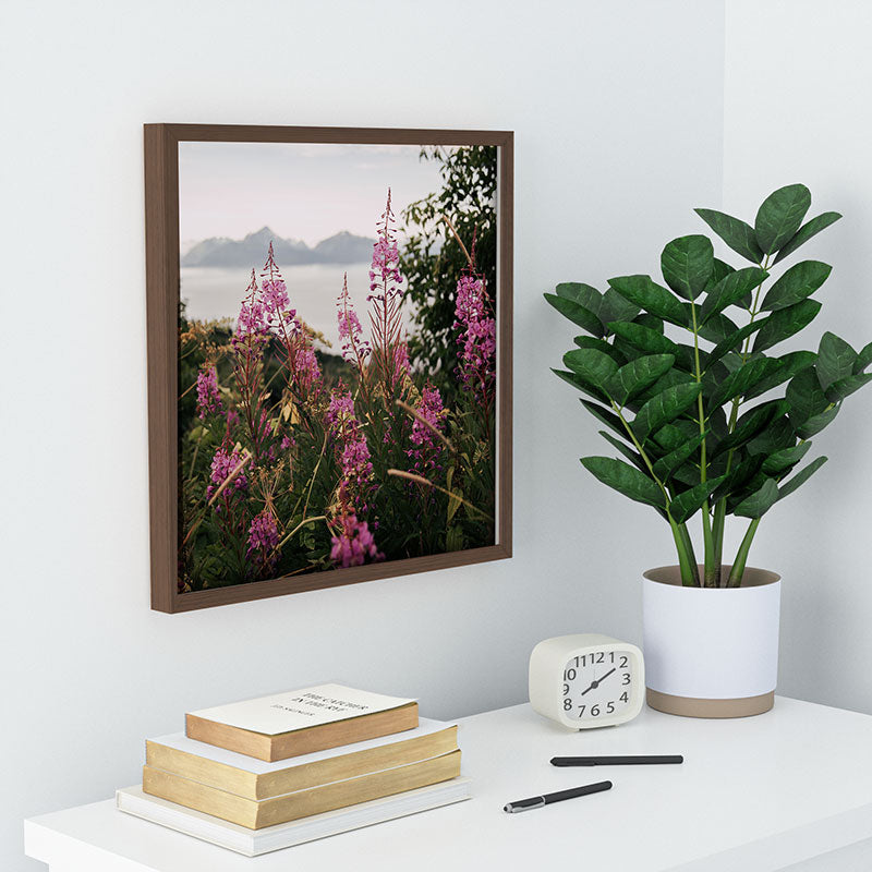 Hannah Kemp Fireweed Season Recessed Framing Square