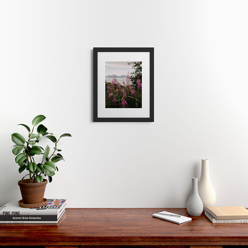Hannah Kemp Fireweed Season Framed Art Print