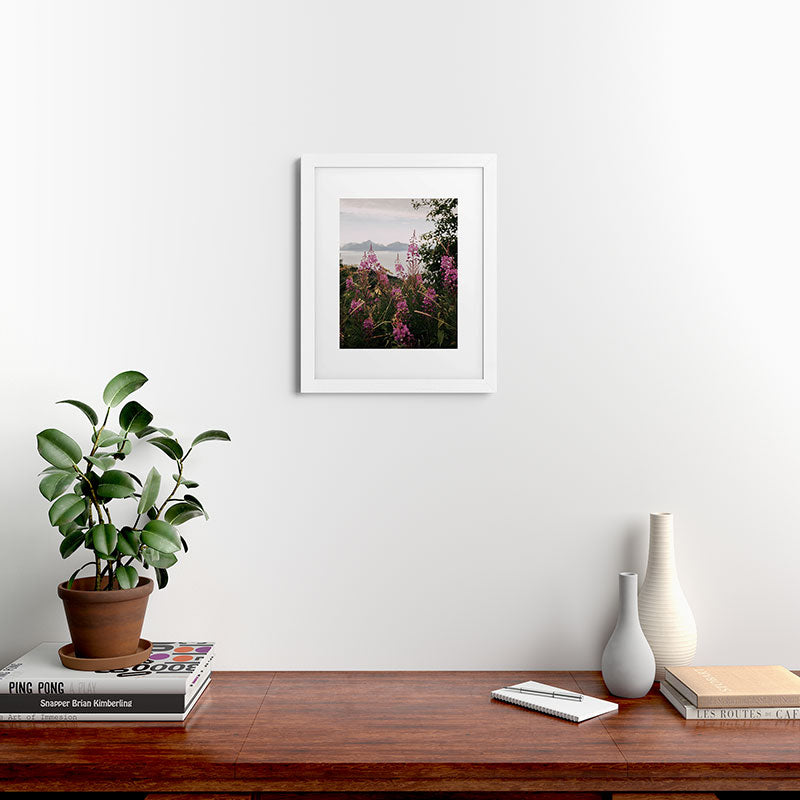 Hannah Kemp Fireweed Season Framed Art Print