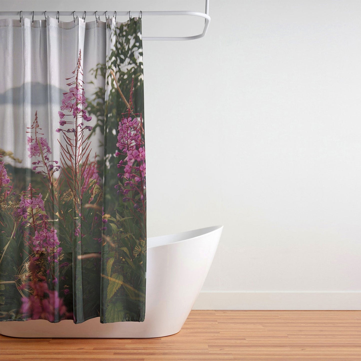 Hannah Kemp Fireweed Season Shower Curtain