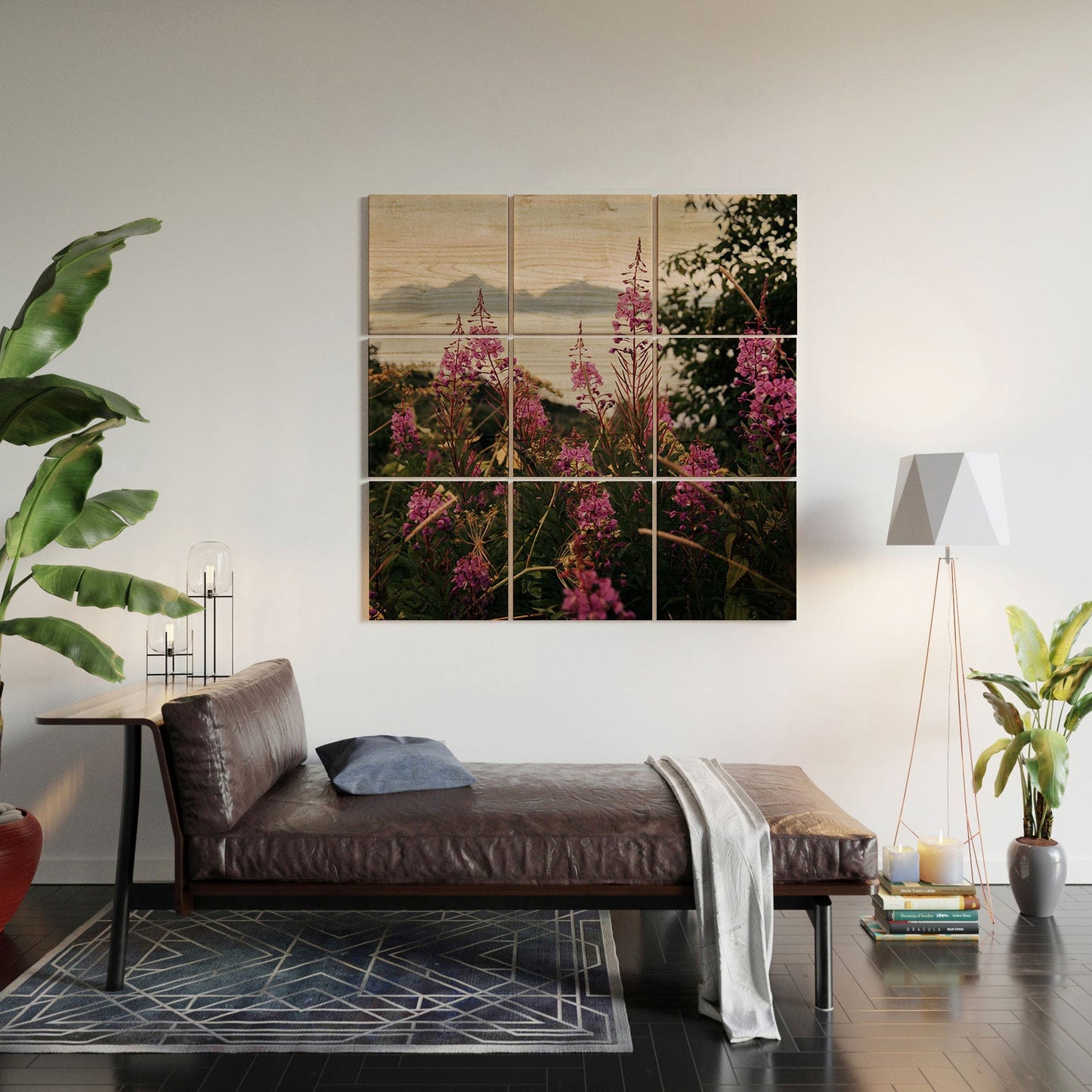 Hannah Kemp Fireweed Season Wood Wall Mural