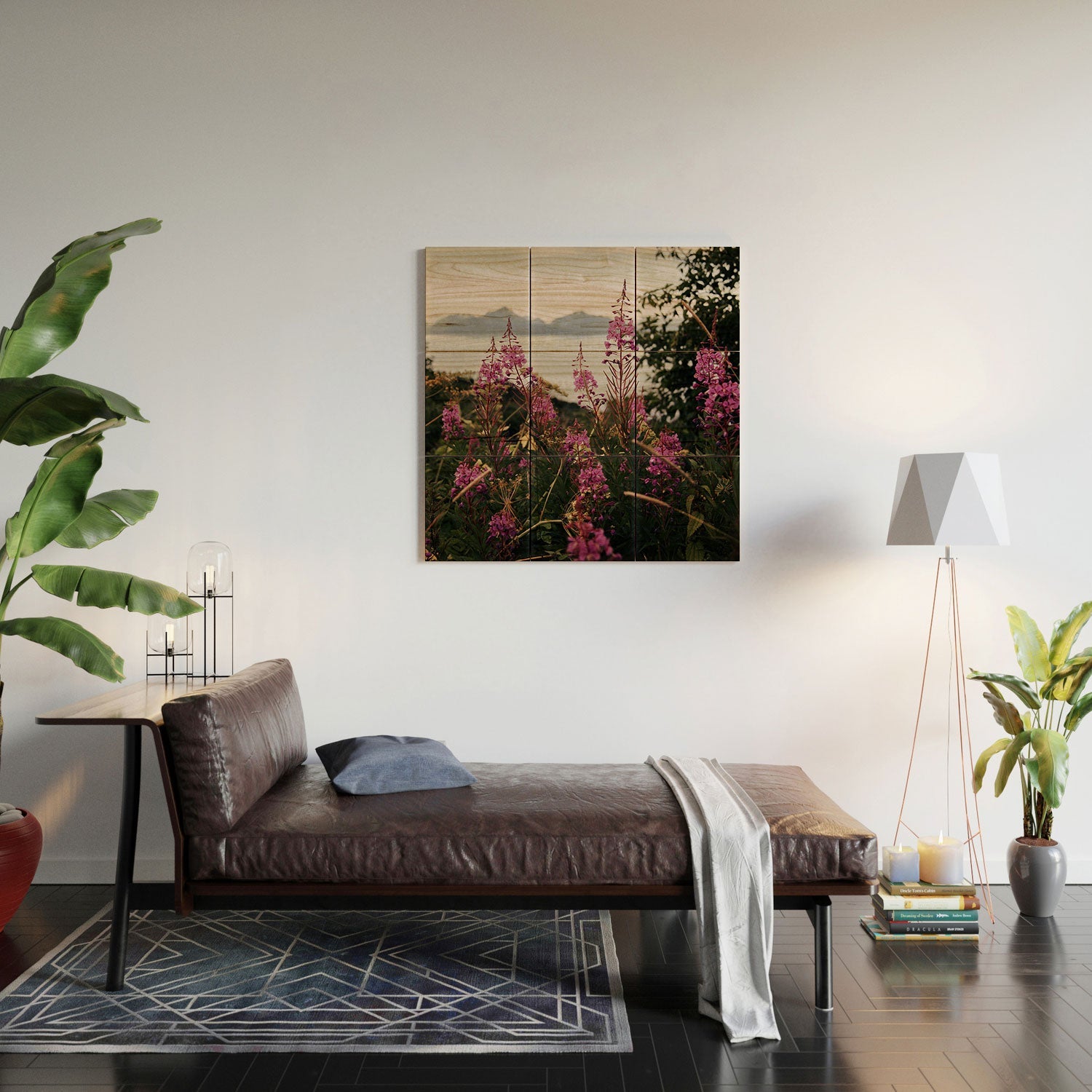 Hannah Kemp Fireweed Season Wood Wall Mural