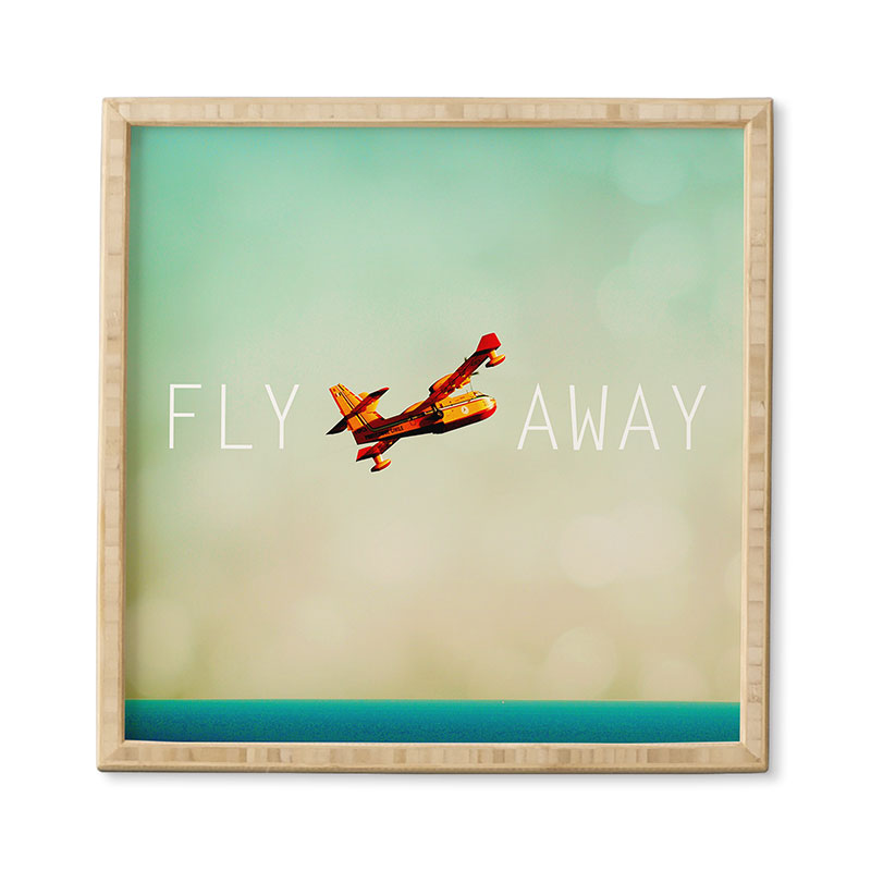 Happee Monkee Fly Away Framed Wall Art