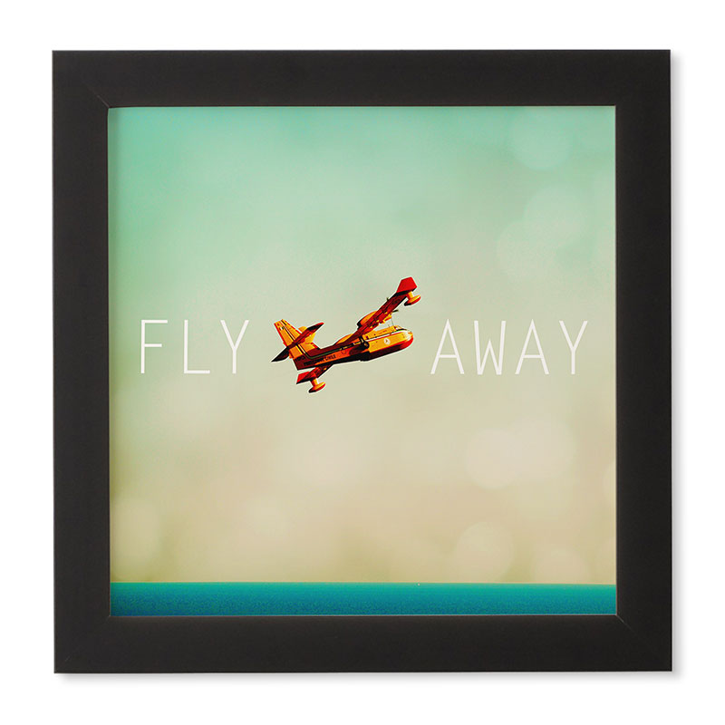 Happee Monkee Fly Away Framed Wall Art