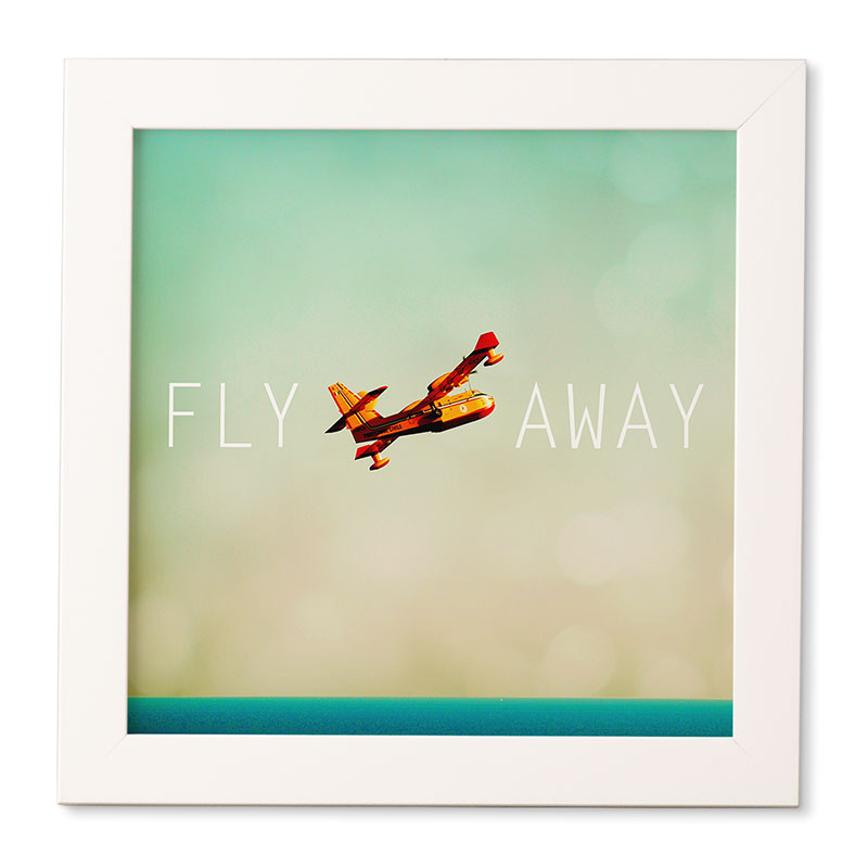 Happee Monkee Fly Away Framed Wall Art