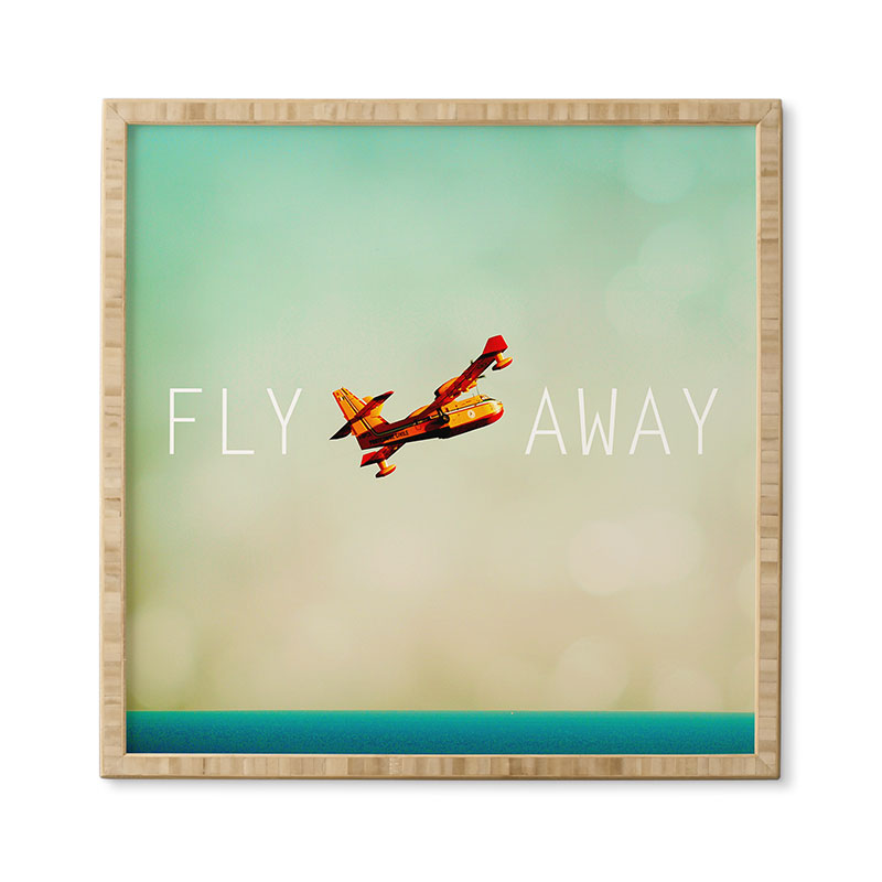 Happee Monkee Fly Away Framed Wall Art