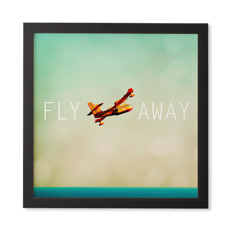 Happee Monkee Fly Away Framed Wall Art