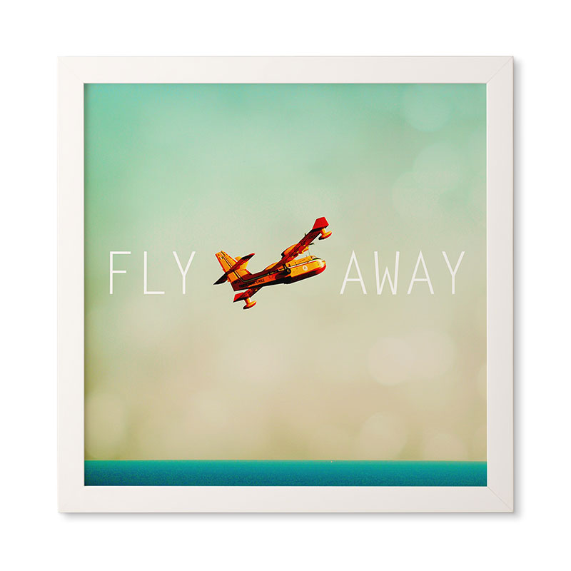 Happee Monkee Fly Away Framed Wall Art