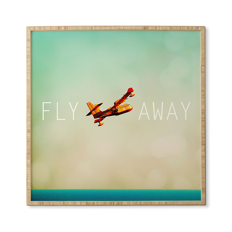 Happee Monkee Fly Away Framed Wall Art