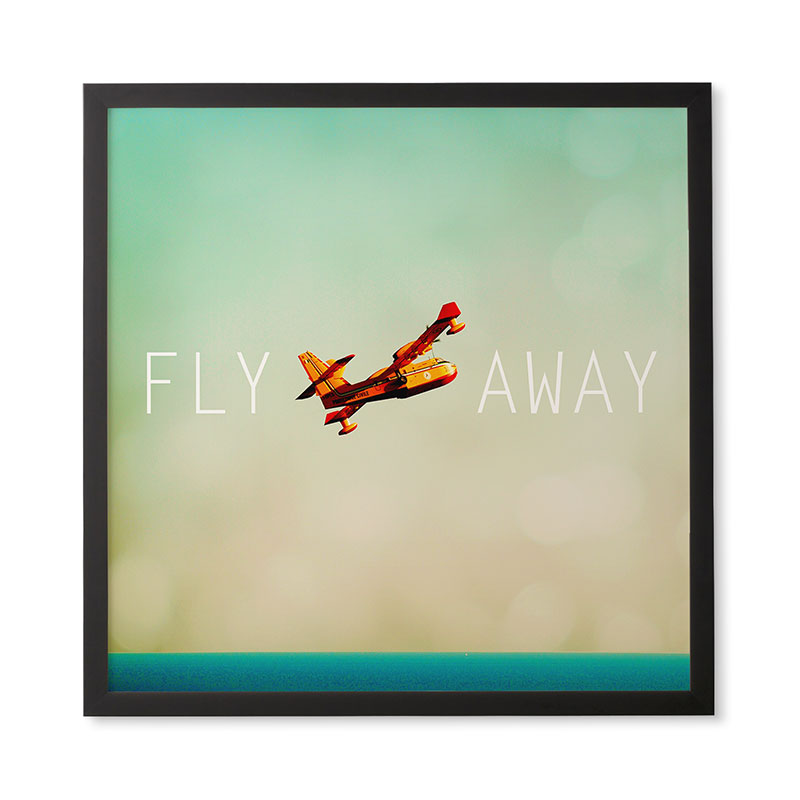 Happee Monkee Fly Away Framed Wall Art